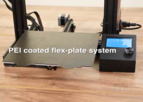 PEI coated flex-plate system for 3D printers