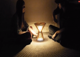 Kerf Table Lamp——可以通过手势控制的神奇台灯！