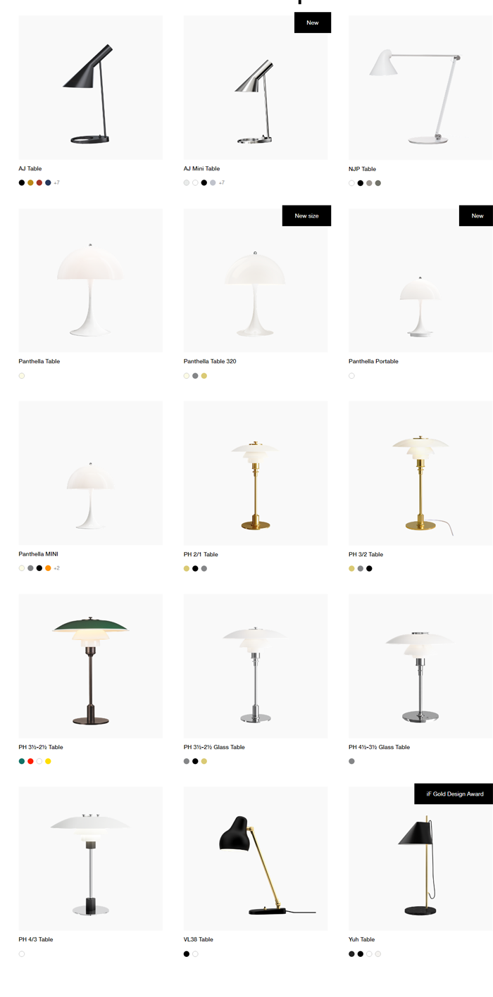 Table lamps - See the wonderful designer lamps at .png